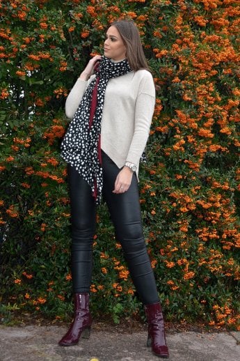 Black Cashmere Blend Wrap
