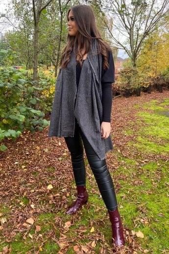 Black Cashmere Blend Wrap