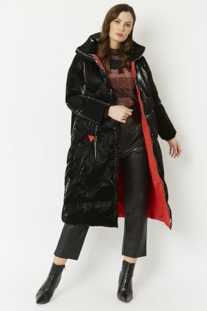Black Maxi Puffer Coat