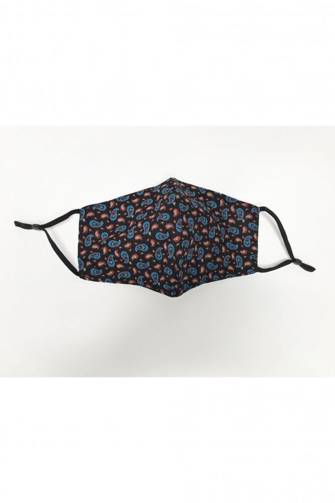 JAYLEY Black Reusable Cotton Fashion Face Mask with Filter Pocket