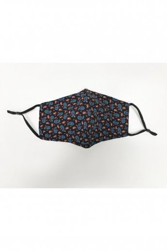 Black Reusable Cotton Fashion Face Mask with Filter Pocket