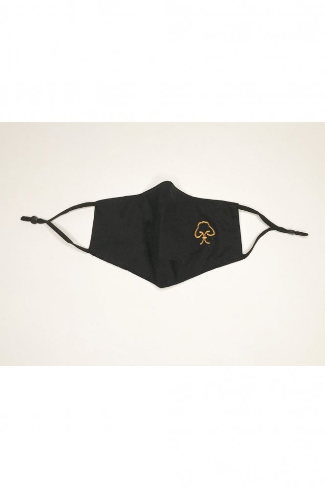 JAYLEY Black Reusable Cotton Fashion Face Mask with Filter Pocket