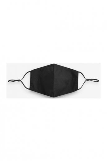 Black Unisex Fashion Face Mask with Filter Pocket