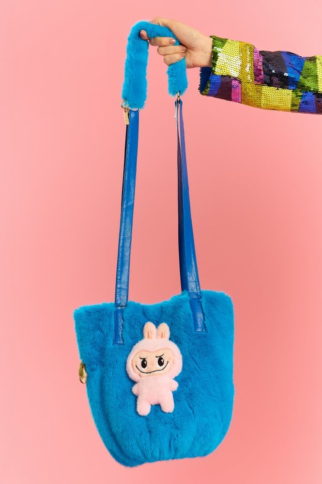JAYLEY Blue Cartoon handbag, single-shoulder bag