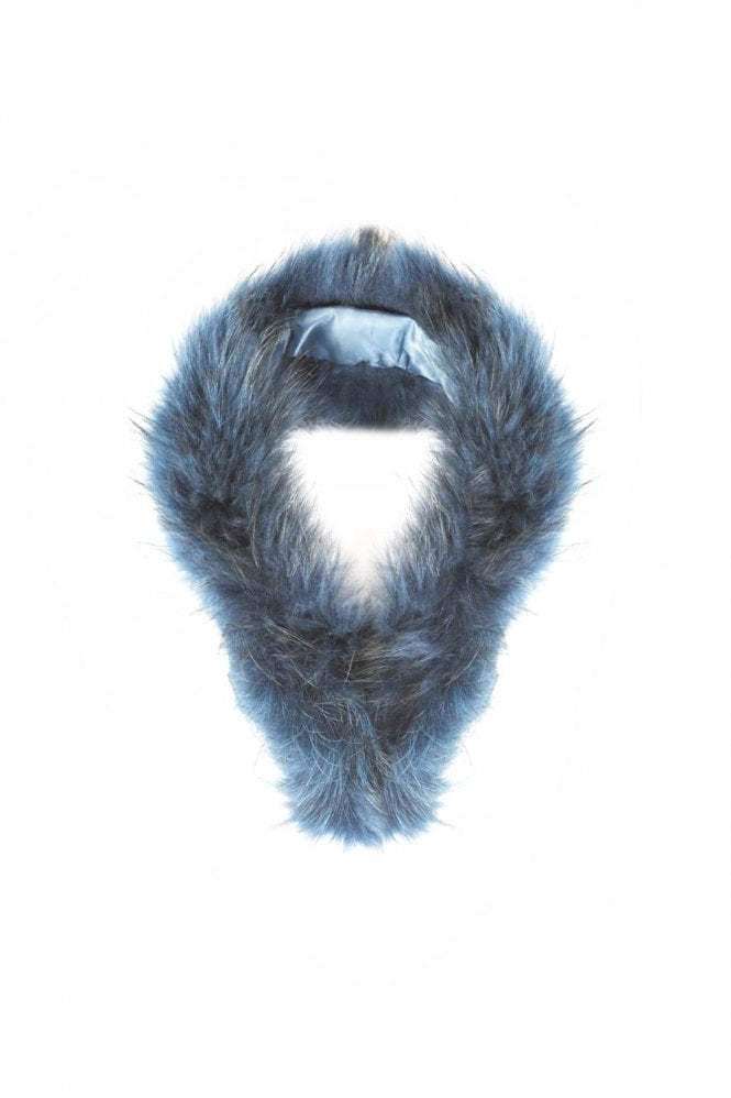 JAYLEY Blue Fox Fur Collar