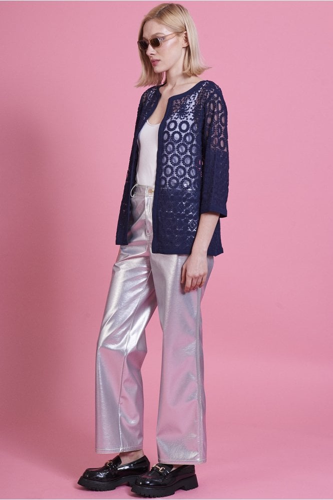 JAYLEY Blue Lace Jacket