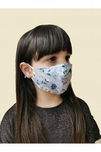 Blue Reusable Cotton Fashion Face Mask