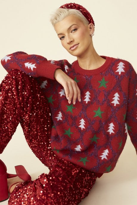 Cashmere and Banana Blend Christmas Jumper