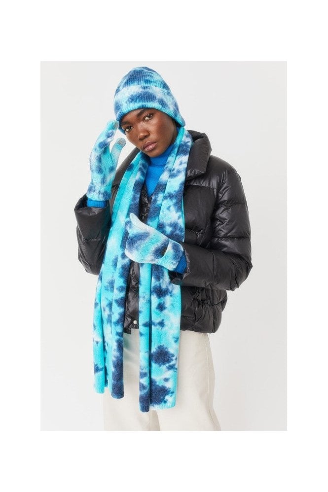 JAYLEY Cashmere and Banana Peel Tie Dye Gloves