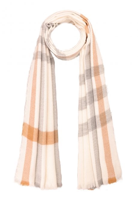 Cashmere Blend Mare Check Wrap
