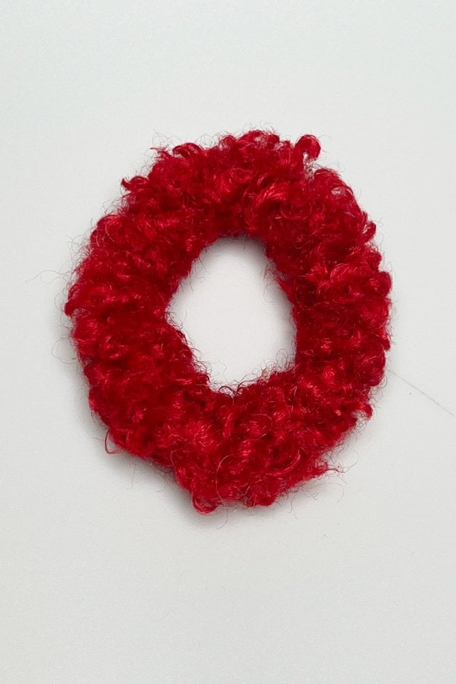 JAYLEY Charlotte Shearling Scrunchie