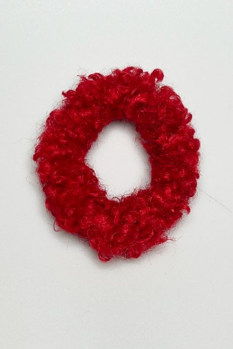 Charlotte Shearling Scrunchie