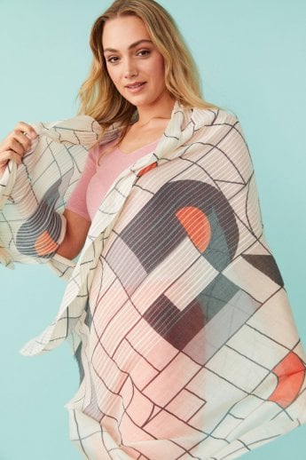 Chocolate Luxury Cashmere Silk Blend Wrap