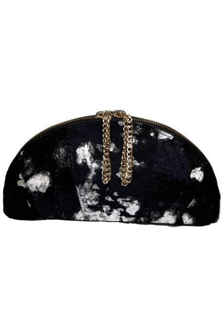 Cow Hide Clutch Bag