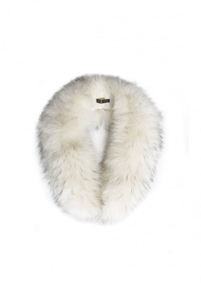 JAYLEY Cream Fox Fur Collar
