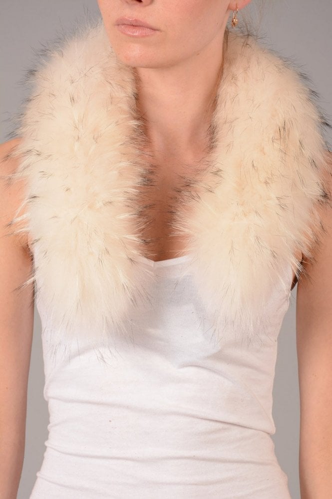 JAYLEY Cream Fur Collar
