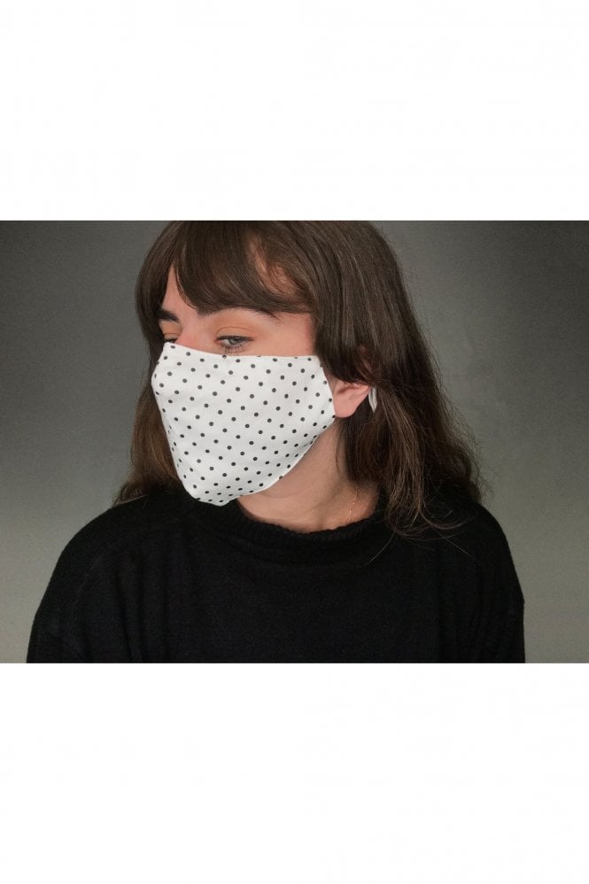 JAYLEY Cream Reusable Cotton Fashion Face Mask with Filter Pocket