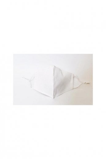 Cream Unisex Fashion Face Mask with Filter Pocket