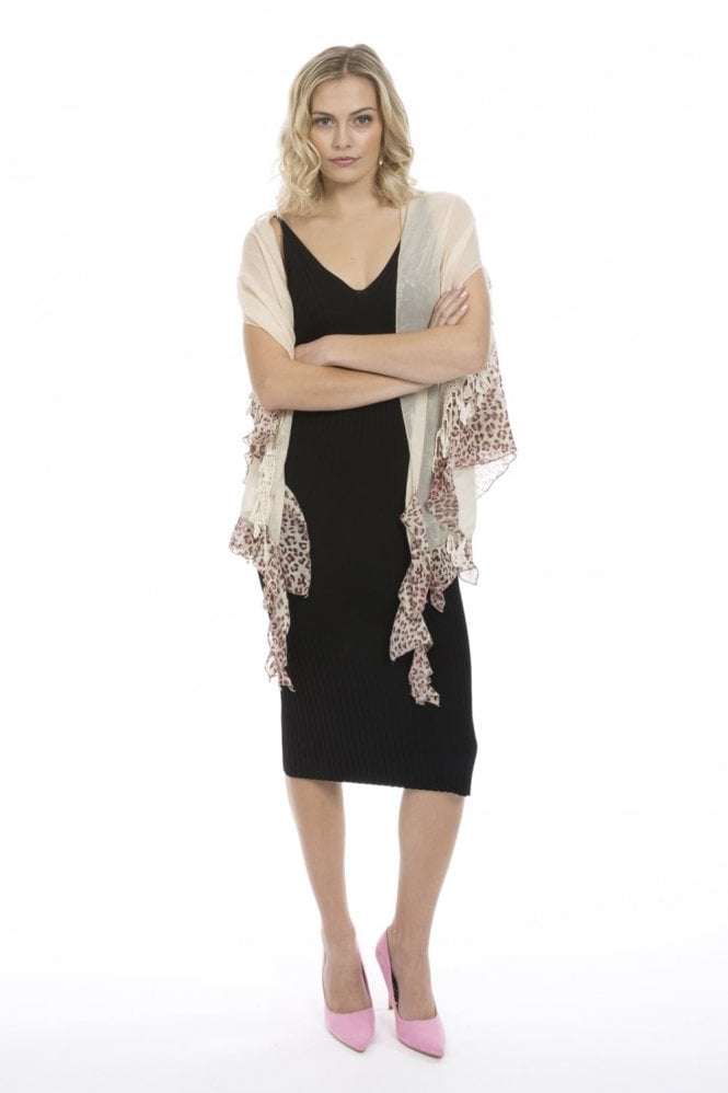 JAYLEY Cream Vintage Scarf