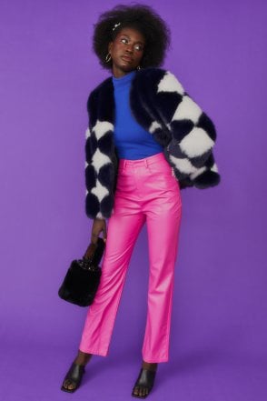 Delilah Diamond Faux Fur Jacket