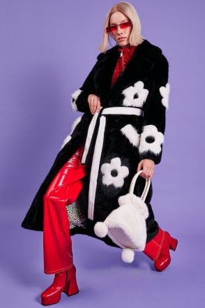Eco Bamboo Lyocell Faux Fur Happy Coat
