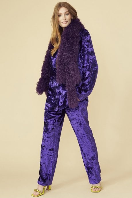 Faux Mongolian Fur Hound Scarf