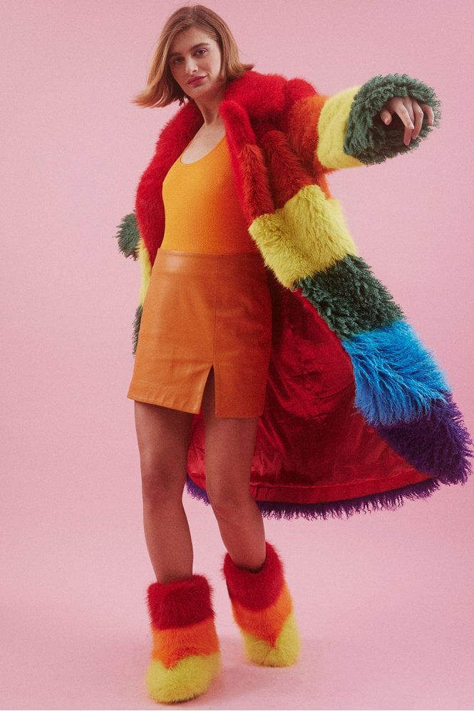 JAYLEY Fiery Faux Fur Boots