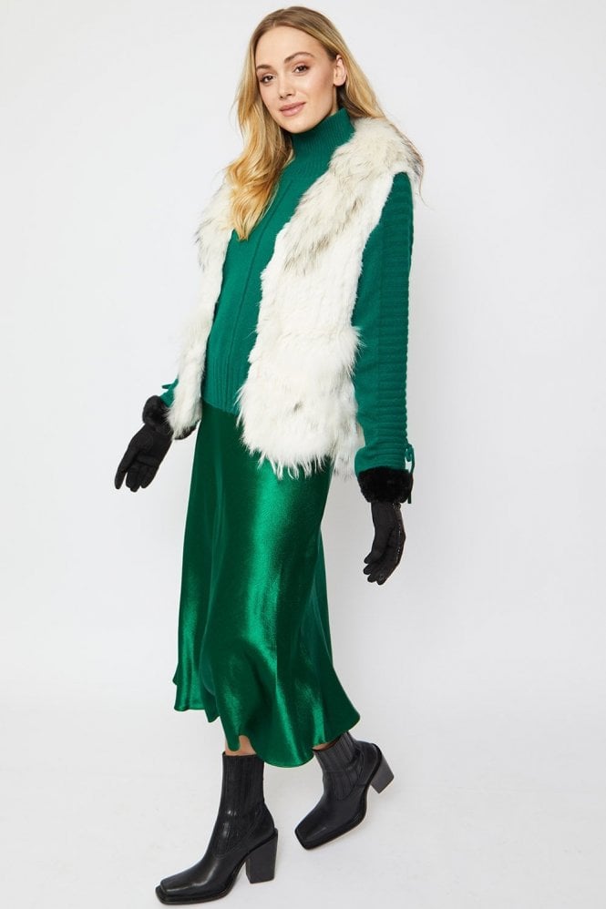 JAYLEY Fox and Coney Fur Gilet
