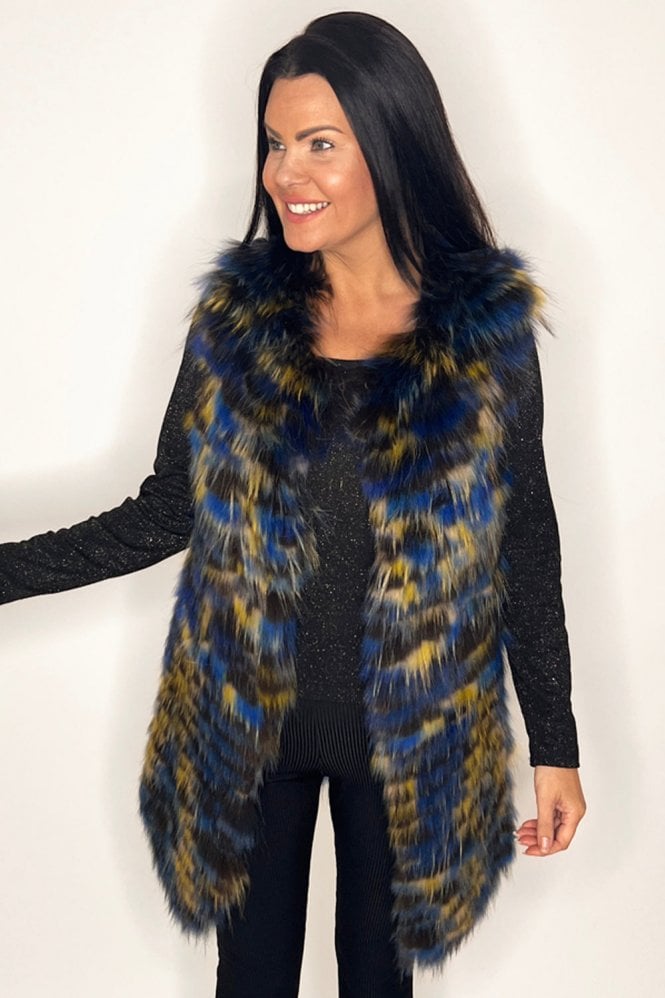 JAYLEY Fox Fur Gilet