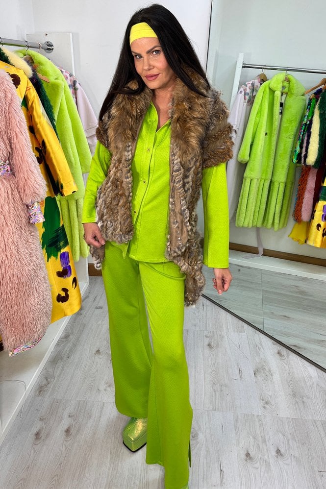 JAYLEY Fox Fur Gilet