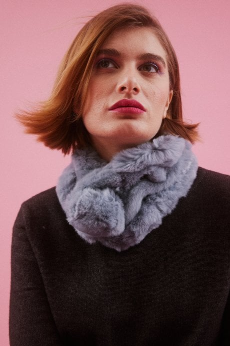Green Belllringer Coney Fur Scarf