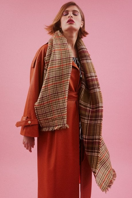 Green Cashmere Blend Wrap