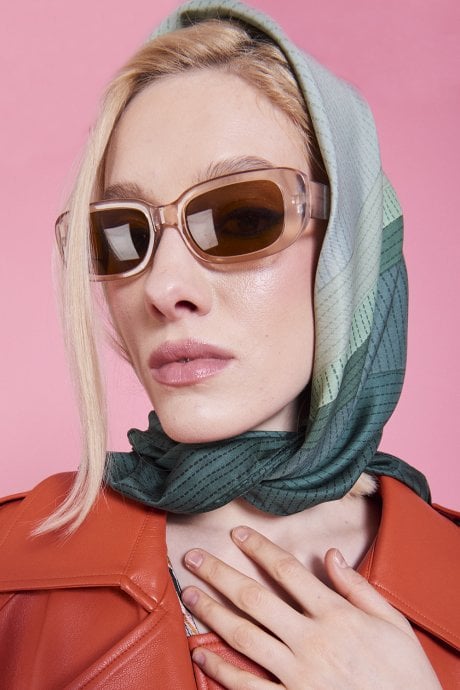 Green Silk Scarf