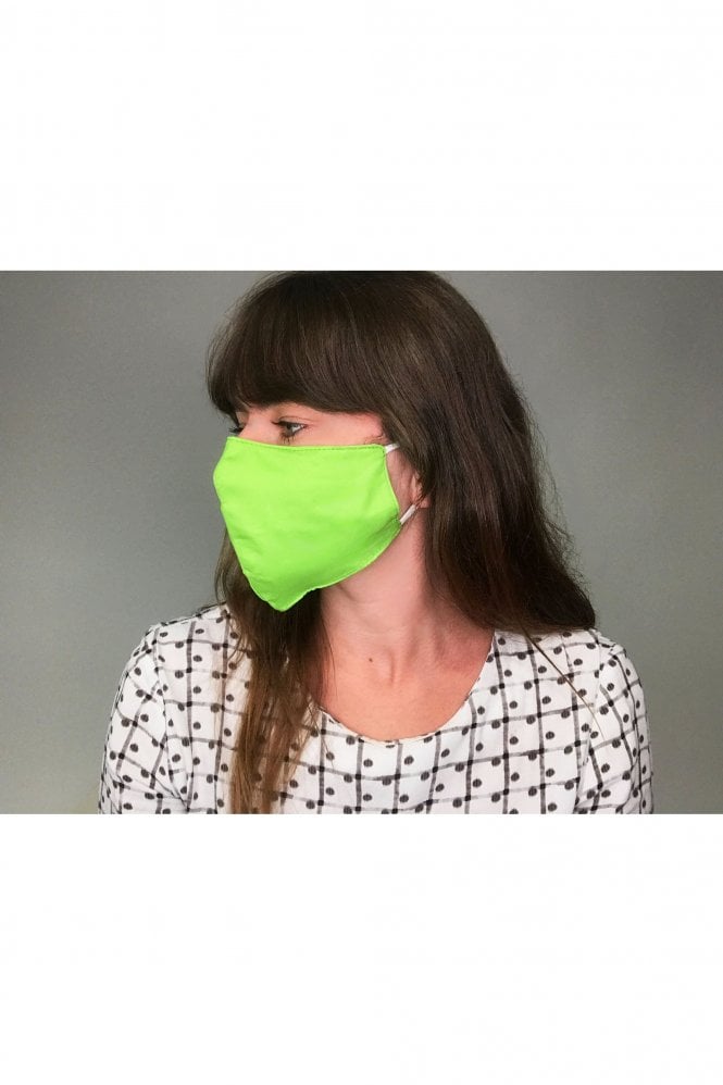 JAYLEY Green Unisex Fashion Face Mask with Filter Pocket