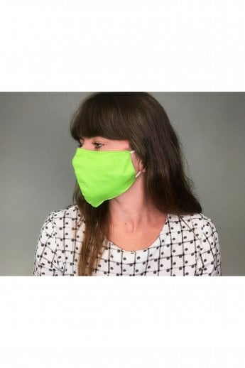 Green Unisex Fashion Face Mask with Filter Pocket