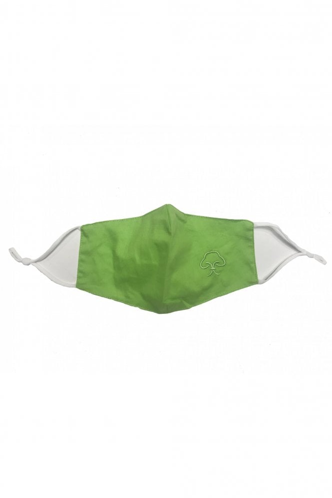JAYLEY Green Unisex Reusable Fashion Cotton Face Mask with Embroidery