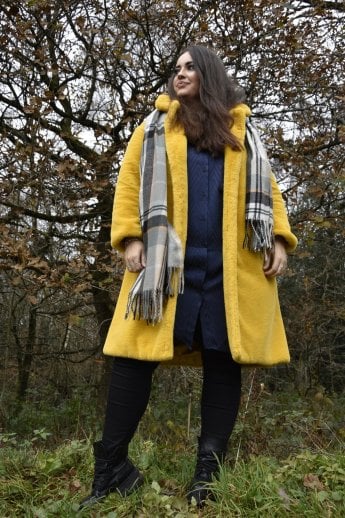 Grey Cashmere Blend Wrap