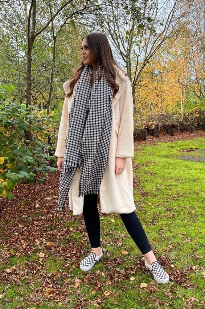 JAYLEY Grey Cashmere Blend Wrap