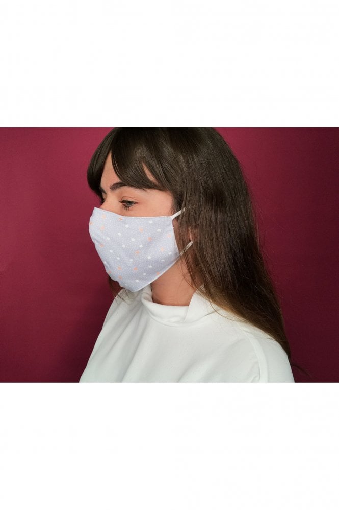 JAYLEY Grey Cotton Fashion Face Mask