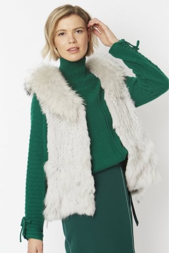 Grey Fox and Coney Fur Gilet