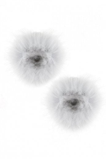 Grey Fox Fur Cuffs