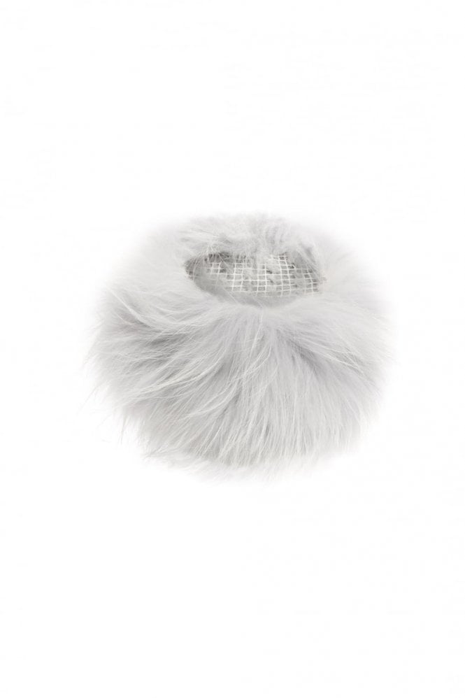 JAYLEY Grey Fox Fur Headband