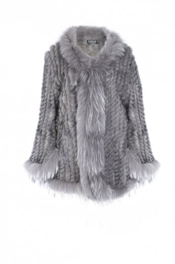 Grey Fur Jacket