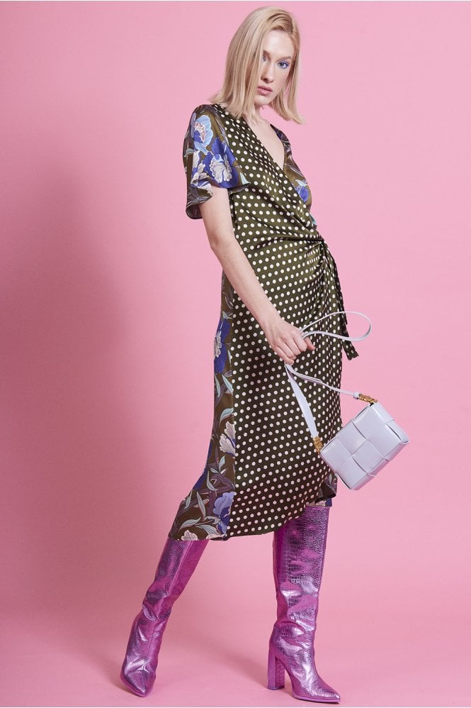 JAYLEY Grey Grape Skin Vegan Leather Bag