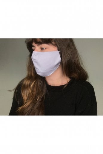 Grey Unisex Block Colour Fashion Cotton Face Mask
