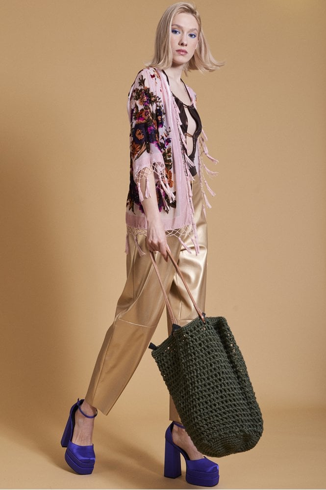 JAYLEY Hand Knitted Beach Bag