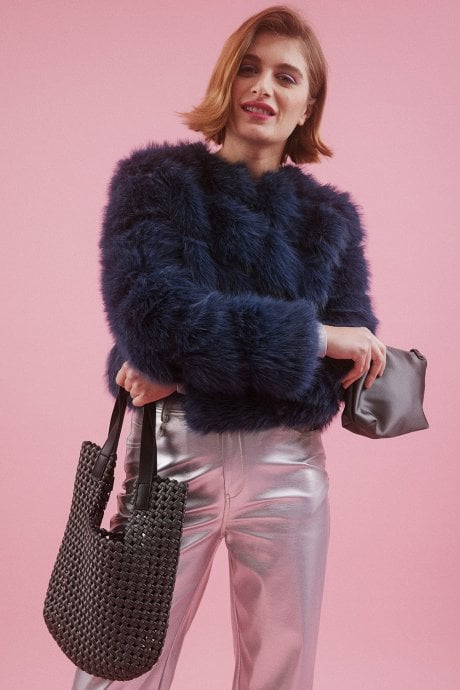 Hand Knitted Eco Leather GiGI Bag