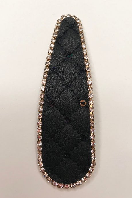 Hand Made Faux Leather Clip