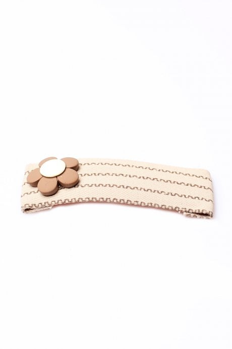 Hand Made Faux Leather Hair Clip