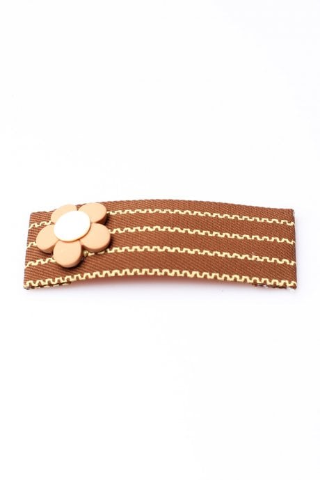 Hand Made Faux Leather Hair Clip